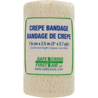 Bandage de cr&ecirc;pe en rouleau, 97-1/5" lo x 3" la, Classe 1 Industrial Sales