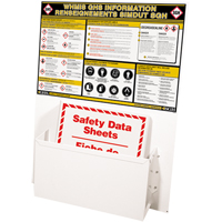 Postes d'information SGH, Anglais & français, Compris reliures Industrial Sales