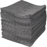 Premium Bonded Sorbent Pads, Universal, 15" x 18", 25 gal. Absorbancy Industrial Sales