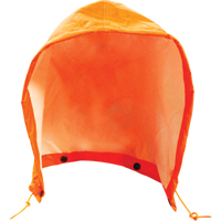 Hood for 3-In-1 Viking Jacket, High Visibility Orange, Polyester/PVC Industrial Sales