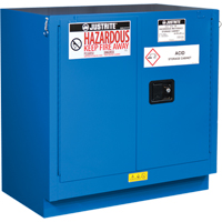 ChemCor&reg; Lined Hazardous Material Undercounter Safety Cabinets, 22 gal., 35" x 35" x 22" Industrial Sales