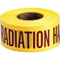 Ruban pour barricade, Anglais, 3" la x 1000' lo, 3 mils, Magenta/jaune Industrial Sales