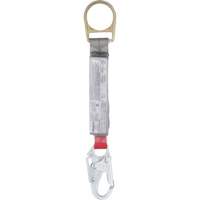 Corde antichoc PRO, 1,5', Point d'ancrage &agrave; Crochet mousqueton/Mousqueton, Crochet mousqueton aux jambes, Nylon Industrial Sales