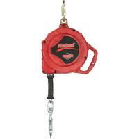 Cordage de s&eacute;curit&eacute; autor&eacute;tractable Rebel, 50', Acier inoxydable, Pivotant Industrial Sales