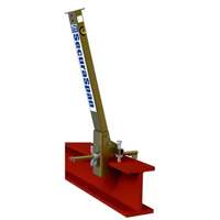 SecuraSpan I-Beam HLL Stanchion with Base Industrial Sales