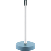 Tensabarrier ext&eacute;rieur - poteaux r&eacute;cepteurs, Hauteur de 37", Blanc Industrial Sales