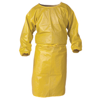 KleenGuard Chemical Spray Protective Smock, Polypropylene, Yellow, 34" W x 52" L Industrial Sales