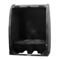 Abris de confinement des d&eacute;versements sans drain, 61" lo x 37,25" la x 72,75" h, Capacit&eacute; de charge 1000 lb Industrial Sales
