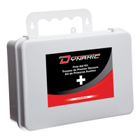 Trousse de premiers soins pour bureau Dynamic, Dispositif m&eacute;dical Classe 1, Boîte en plastique Industrial Sales