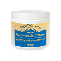 Gel&eacute;e de p&eacute;trole blanche Skin Care Plus, Onguent Industrial Sales