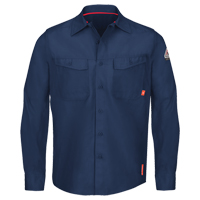 Chemises de travail IQ Endurance pour hommes, Petit, Bleu marin Industrial Sales