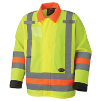 6007 Veste de s&eacute;curit&eacute; routi&egrave;re respirante, Polyester, Jaune lime haute visibilit&eacute;, T-petit Industrial Sales