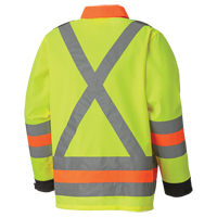 6007 Veste de s&eacute;curit&eacute; routi&egrave;re respirante, Polyester, Jaune lime haute visibilit&eacute;, T-petit Industrial Sales