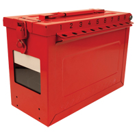Large Group Lock Box, Red Industrial Sales