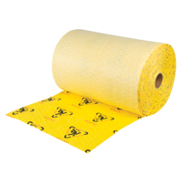 Rouleaux d'avertissement de premi&egrave;re qualit&eacute; - absorbants haute visibilit&eacute;, Lourd, 150' lo x 24" la, Absorption 37,6 gal. Industrial Sales