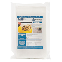 Chiffons pour l'huile Spilltration, Huile seulement, 16" x 10", 29 gal. d'absorption Industrial Sales