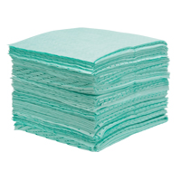 Premium Bonded Sorbent Pads, Hazmat, 15" x 18", 25 gal. Absorbancy Industrial Sales