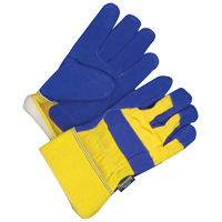 Fitter Gloves, One Size, Grain Cowhide Palm, Thinsulate Inner Lining Industrial Sales