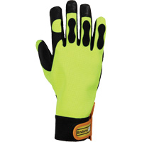 Endura&reg; Hi-Viz Chainsaw Gloves, Size Large/9, Goatskin Palm Industrial Sales