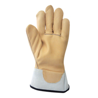 Gants pour monteur de ligne, Petit, Paume en Cuir fleur de vache Industrial Sales