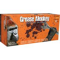 Gants Grease Monkey, Moyen, Latex, 15 mils, Sans poudre, Bleu Industrial Sales