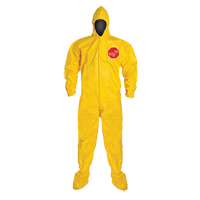 Coveralls, Medium, Yellow, Tychem&reg; 2000 Industrial Sales