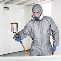 ProPlus Gard Protective Coveralls, Nylon, Medium, Grey Industrial Sales