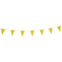 Pennant String, 60' L, Yellow Industrial Sales