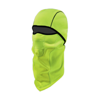 N-Ferno&reg; 6823 Wind-Proof Hinged Balaclava, Fleece, High-Visibility Lime Green Industrial Sales