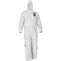 Combinaisons avec dos respirant Kleenguard A40, Grand, Bleu/Blanc, Microporeux/SMS Industrial Sales
