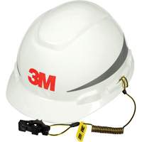 Longe pour casque de s&eacute;curit&eacute;, Spirale, Attache/boucle Industrial Sales