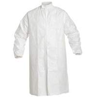 Lab Coat, Tyvek&reg; IsoClean&reg;, White, Small Industrial Sales