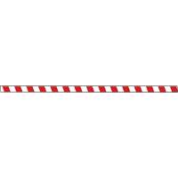 Tough-Mark Heavy-Duty Floor Marking, Rectangle, 48" L x 2" W, Red and White, Polyethylene Industrial Sales