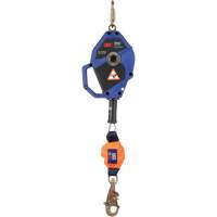 Cordage de s&eacute;curit&eacute; autor&eacute;tractable avec verrouillage intelligent, 20', Acier galvanis&eacute;, Pivotant Industrial Sales