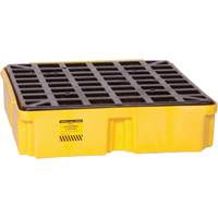 Plateforme de d&eacute;versement modulaire, Capacit&eacute; de d&eacute;versement 15 gal. US, 26" x 26,25" x 6,5" Industrial Sales