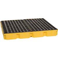 Plateforme de d&eacute;versement modulaire, Capacit&eacute; de d&eacute;versement 60,5 gal. US, 51,5'' x 51,5'' x 6,5" Industrial Sales