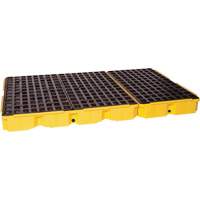 Plateforme de d&eacute;versement modulaire, Capacit&eacute; de d&eacute;versement 88 gal. US, 51,5'' x 78,25" x 6,5" Industrial Sales