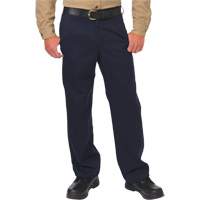 Pantalon de travail de protection contre l'arc &eacute;lectrique, 28, x 28, Bleu marin, 12,4 cal/cm2 Industrial Sales