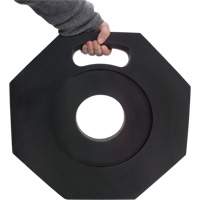 Base en caoutchouc pour poteaux d&eacute;lin&eacute;ateurs de qualit&eacute; sup&eacute;rieure, 12 lb Industrial Sales