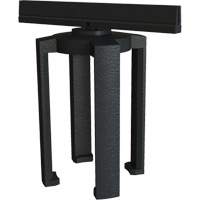 PLUS Barrier System Sign Bracket, Black Industrial Sales