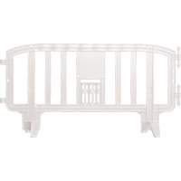 Movit Barricade, Interlocking, 78" L x 39" H, White Industrial Sales