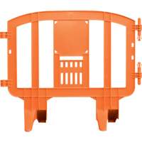 Minit Barricade, Interlocking, 49" L x 39" H, Orange Industrial Sales