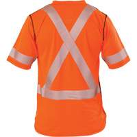 T-shirt &agrave; manches courtes haute visibilit&eacute; Polartec Power Grid, Polyester, Petit, Orange Industrial Sales