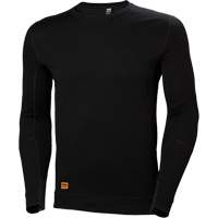 Lifa&reg; Max Moisture-Wicking Crewneck Undershirt, Men's, 2X-Large, Black Industrial Sales