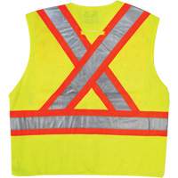Veste de s&eacute;curit&eacute;, Jaune lime haute visibilit&eacute;, 2T-Grand/3T-Grand, Polyester Industrial Sales