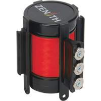 Cassette de ruban magn&eacute;tique pour barri&egrave;re de contr&ocirc;le des foules personnalis&eacute;e, 12', Ruban Rouge Industrial Sales
