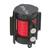 Cassette de ruban magn&eacute;tique pour barri&egrave;re de contr&ocirc;le des foules personnalis&eacute;e, 7', Ruban Rouge Industrial Sales