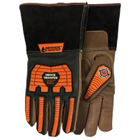 5785G Shock Trooper Gloves, X-Small, Goatskin Palm, Gauntlet Cuff Industrial Sales