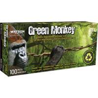 Gants 5559PF Green Monkey, Petit, Nitrile, 4 mils, Sans poudre, Vert Industrial Sales