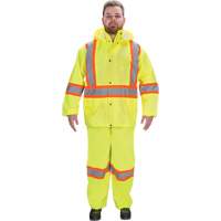 V&ecirc;tements imperm&eacute;ables RZ1000, Polyester, Petit, Jaune lime haute visibilit&eacute; Industrial Sales